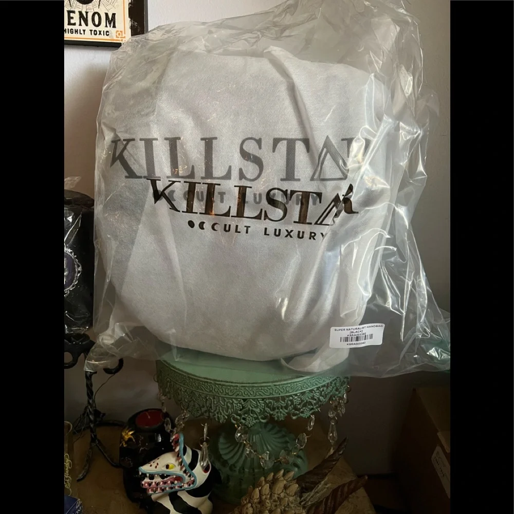 BNIP - NWT KILLSTAR PURSE Super Naturalist handbag / Round Pentagram Goth Purse - Picture 6 of 11